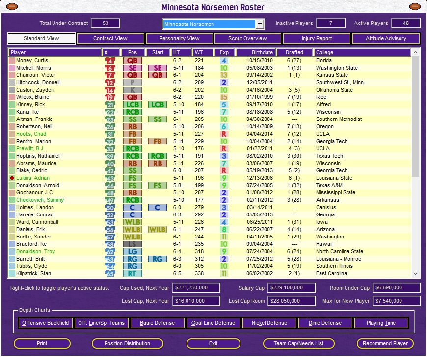 Front Office Football Seven screenshot 12
