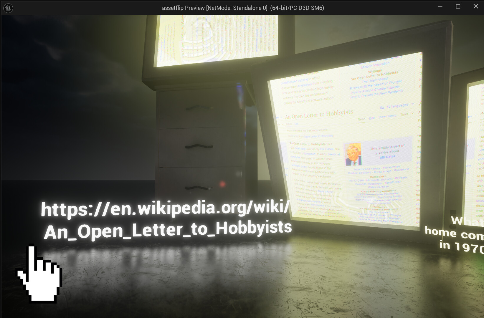 individualism in the dead-internet age: an anti-big tech asset flip shovelware r̶a̶n̶t̶ manifesto screenshot 8