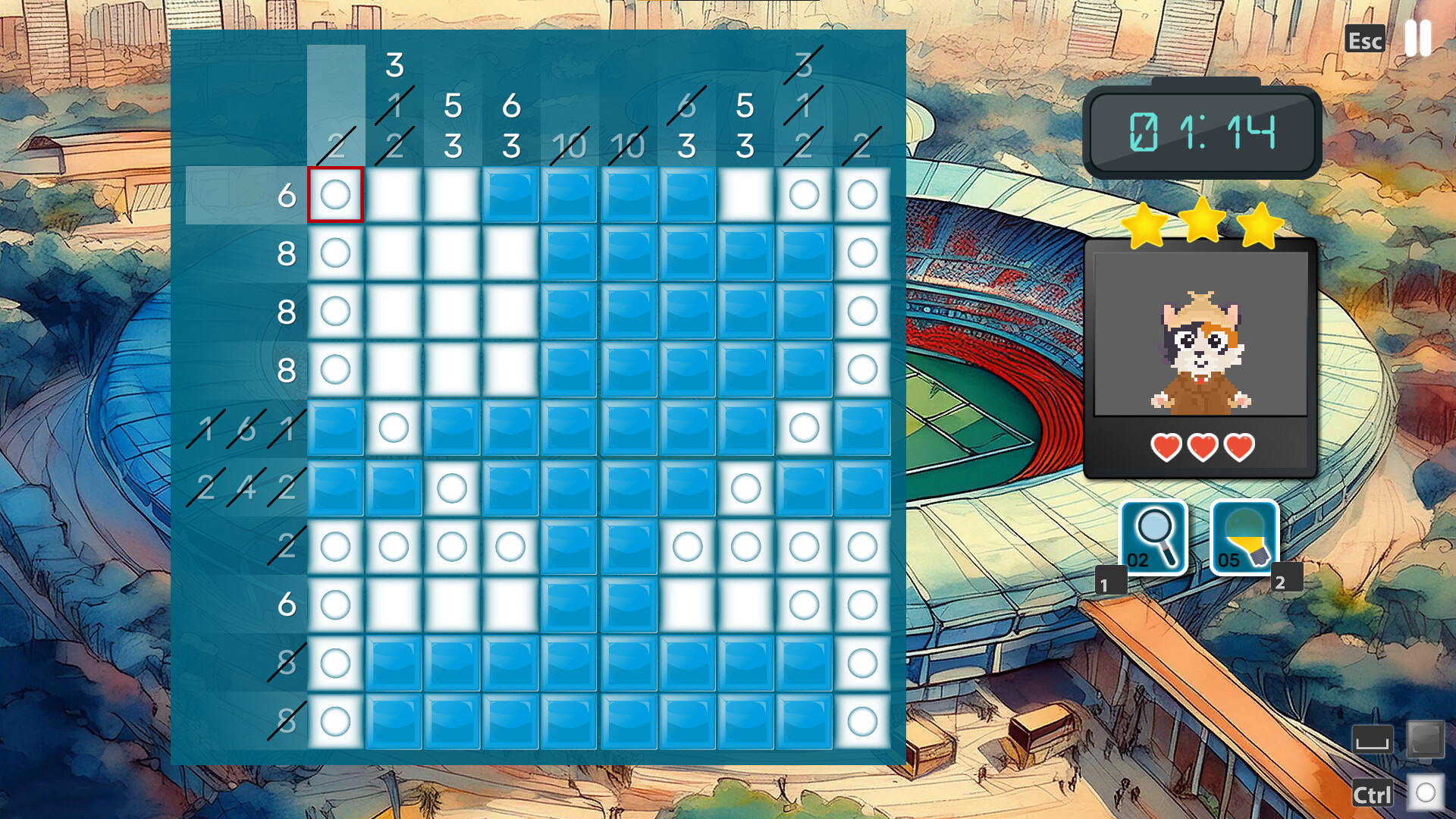 SherloCAT Nonogram Rio screenshot 2