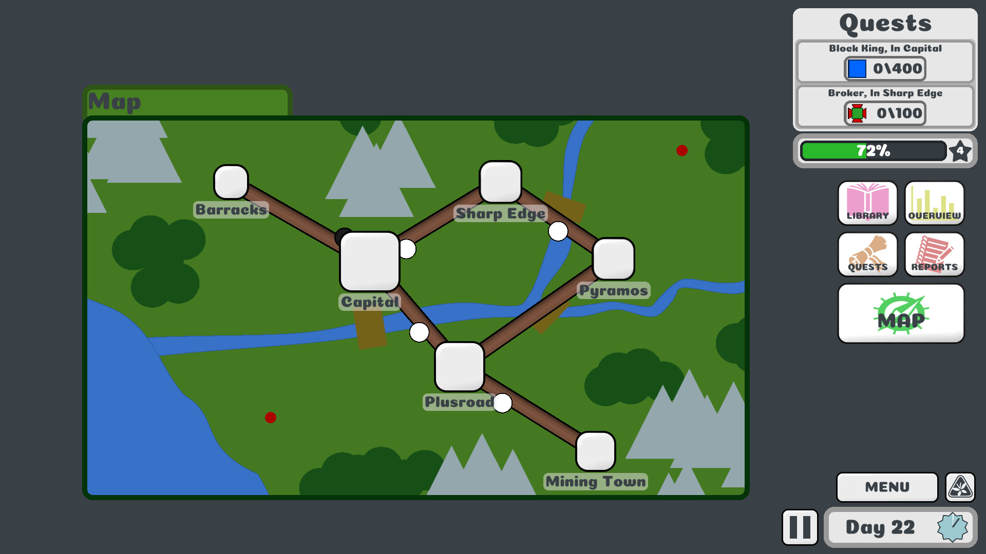 Block King Demands Red Squares screenshot 1