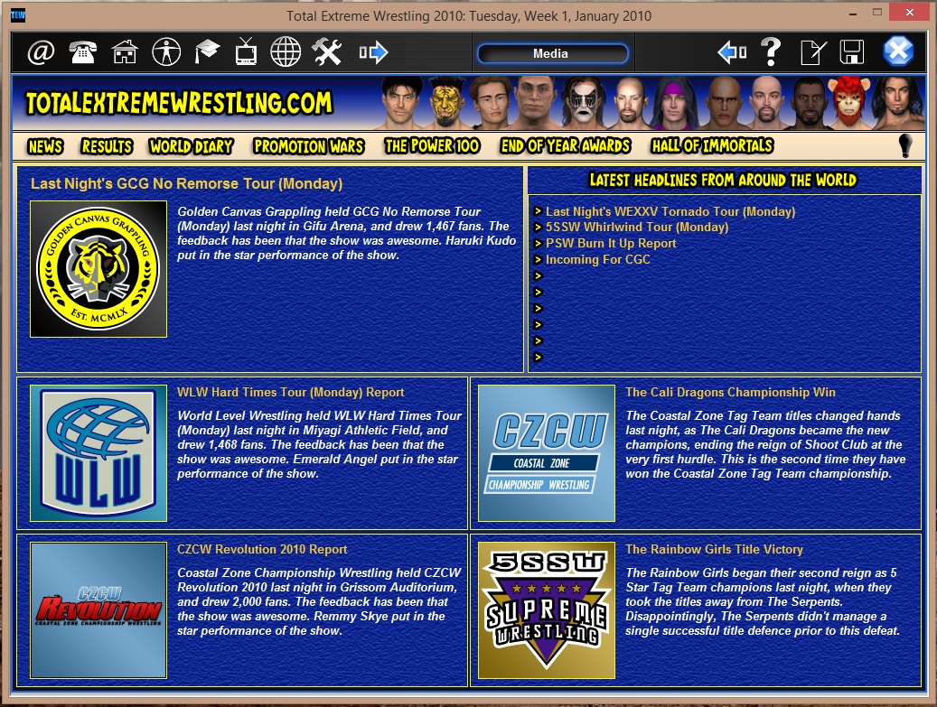 Total Extreme Wrestling 2010 screenshot 13