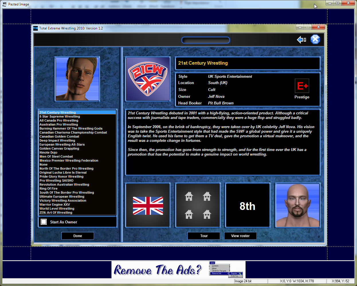 Total Extreme Wrestling 2010 screenshot 15