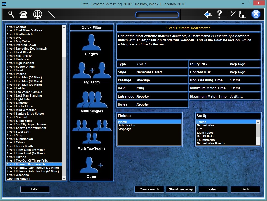 Total Extreme Wrestling 2010 screenshot 4