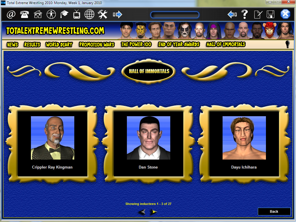 Total Extreme Wrestling 2010 screenshot 1