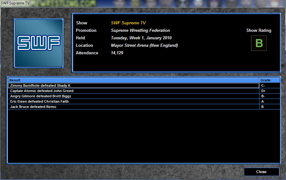 Total Extreme Wrestling 2010 screenshot 14