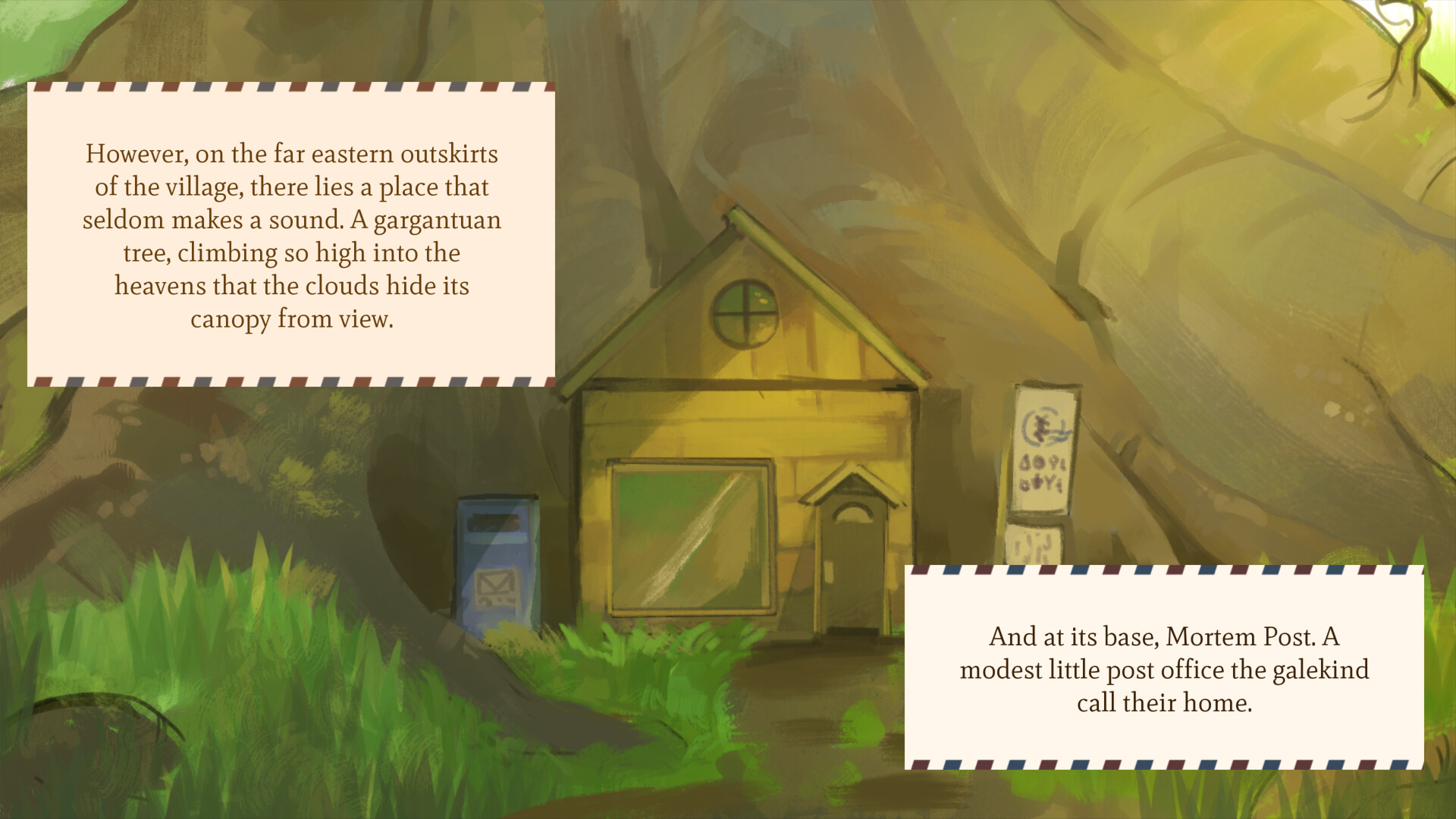 Upwards, Rain! The Post Office of Farewells screenshot 1