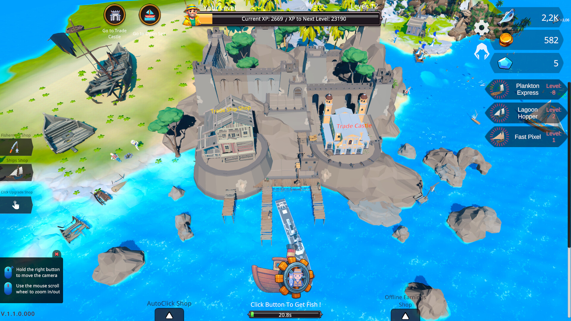 Fisher Idle screenshot 13