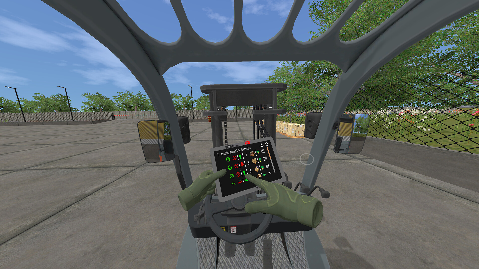 Forklift Driving Simulator VR screenshot 2