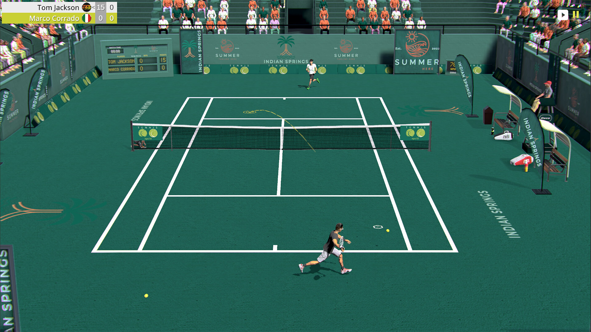 Cross Court Tennis 3 screenshot 5