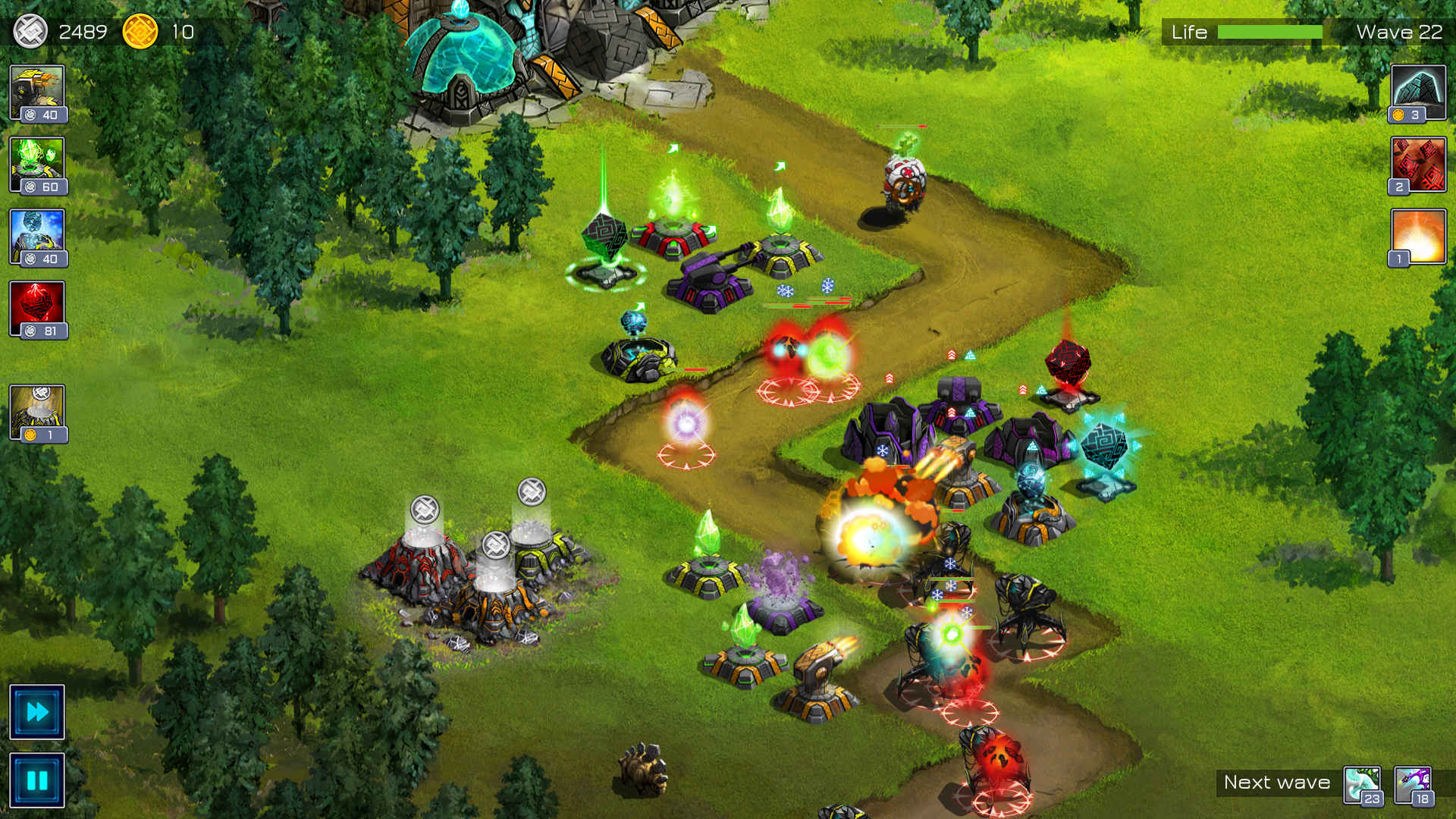 Ancient Planet Tower Defense screenshot 4