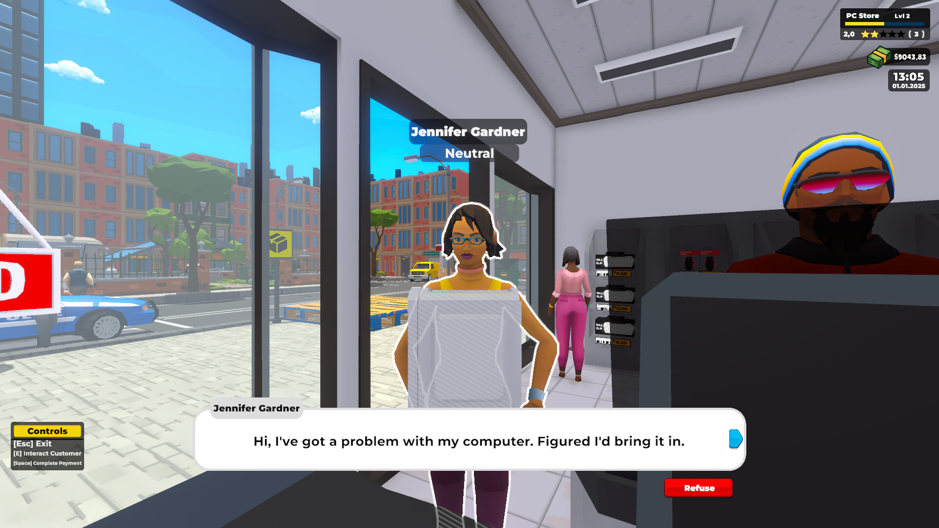 PC Store Simulator screenshot 2