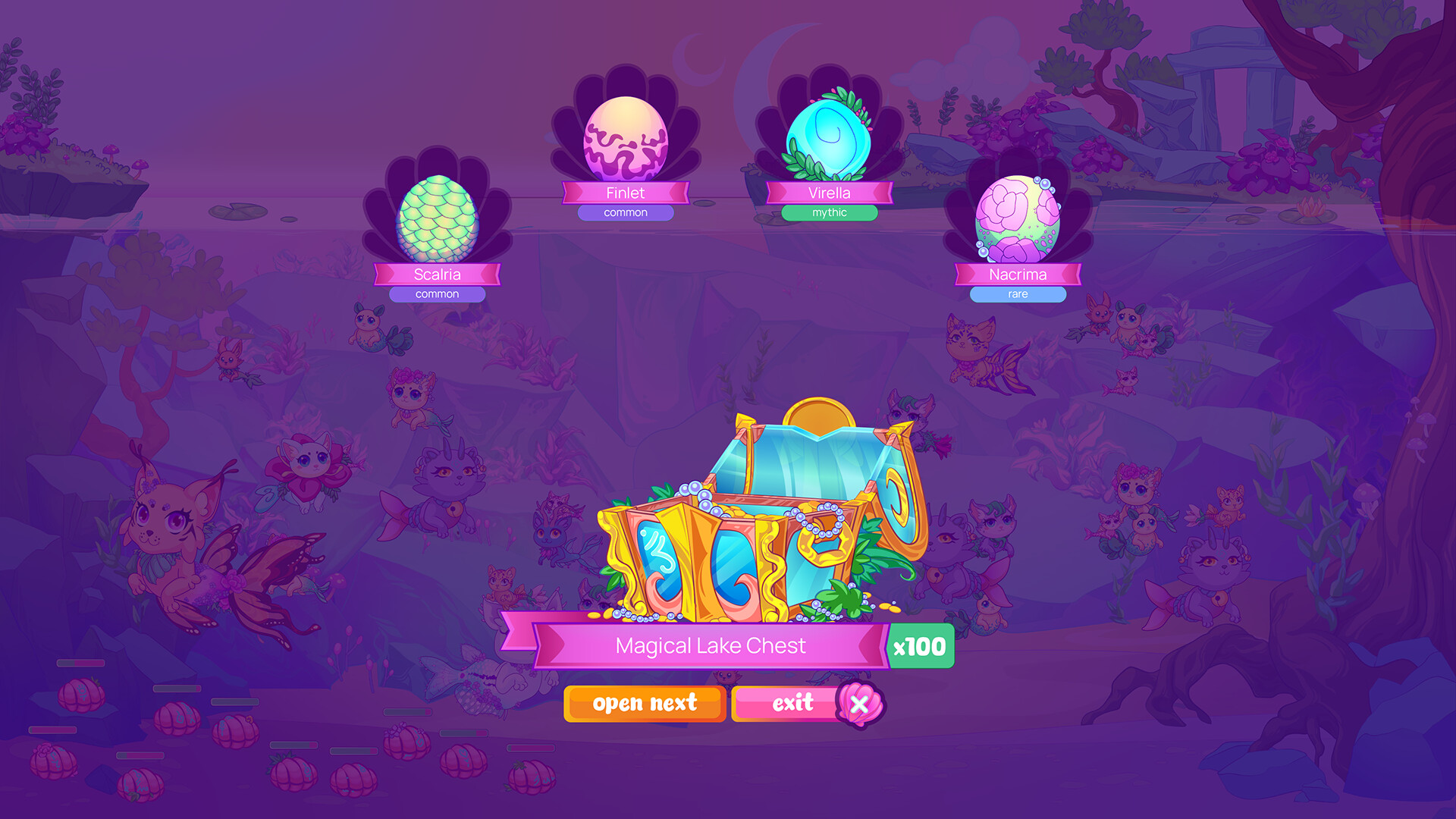 Mermeows: Chill Cat Mermaids screenshot 2