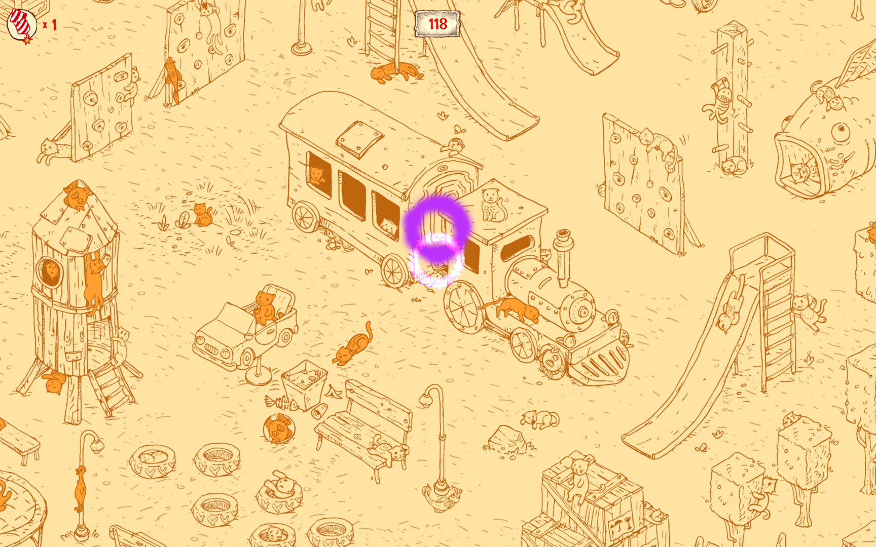 Find Kitties: Playground screenshot 1
