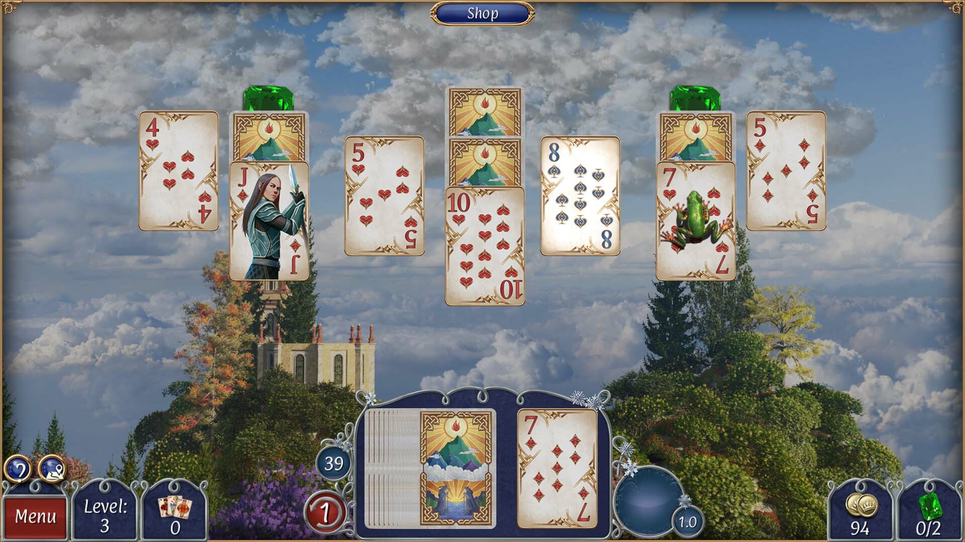 Jewel Match Solitaire Fantasy - Collector's Edition screenshot 5