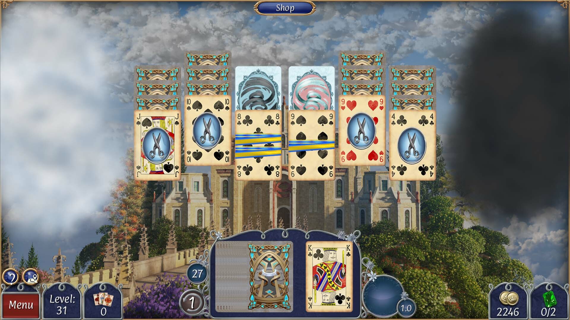 Jewel Match Solitaire Fantasy - Collector's Edition screenshot 7