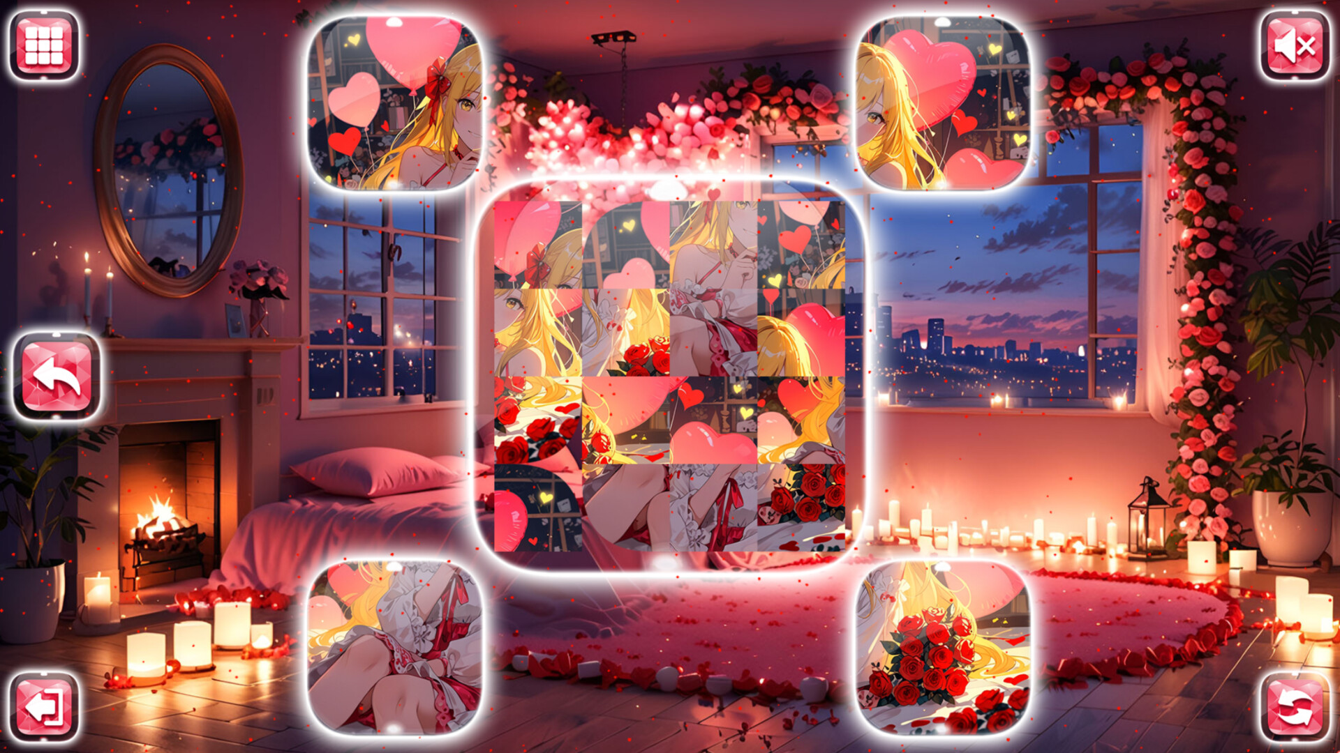 Lovely Anime Puzzle: Valentine screenshot 3