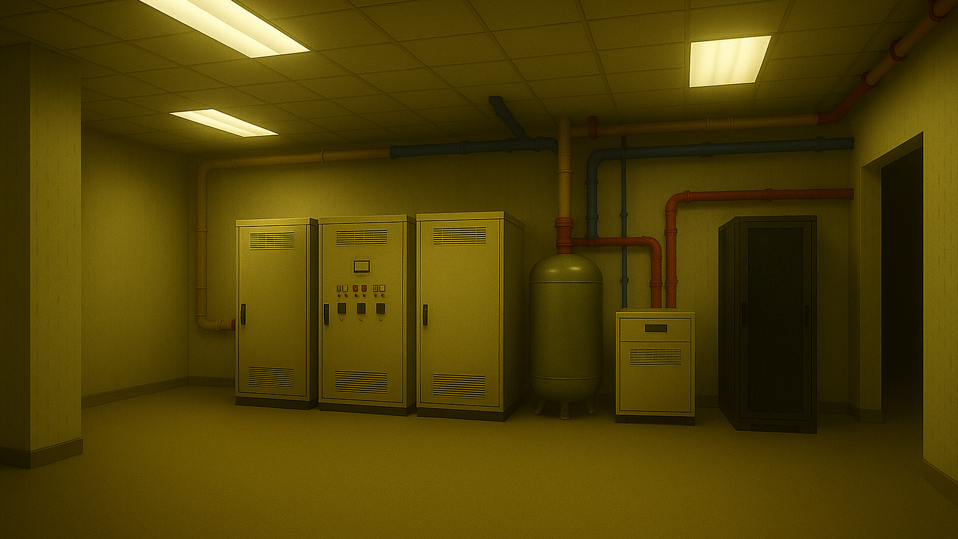 Backrooms The Silent Mirror screenshot 1