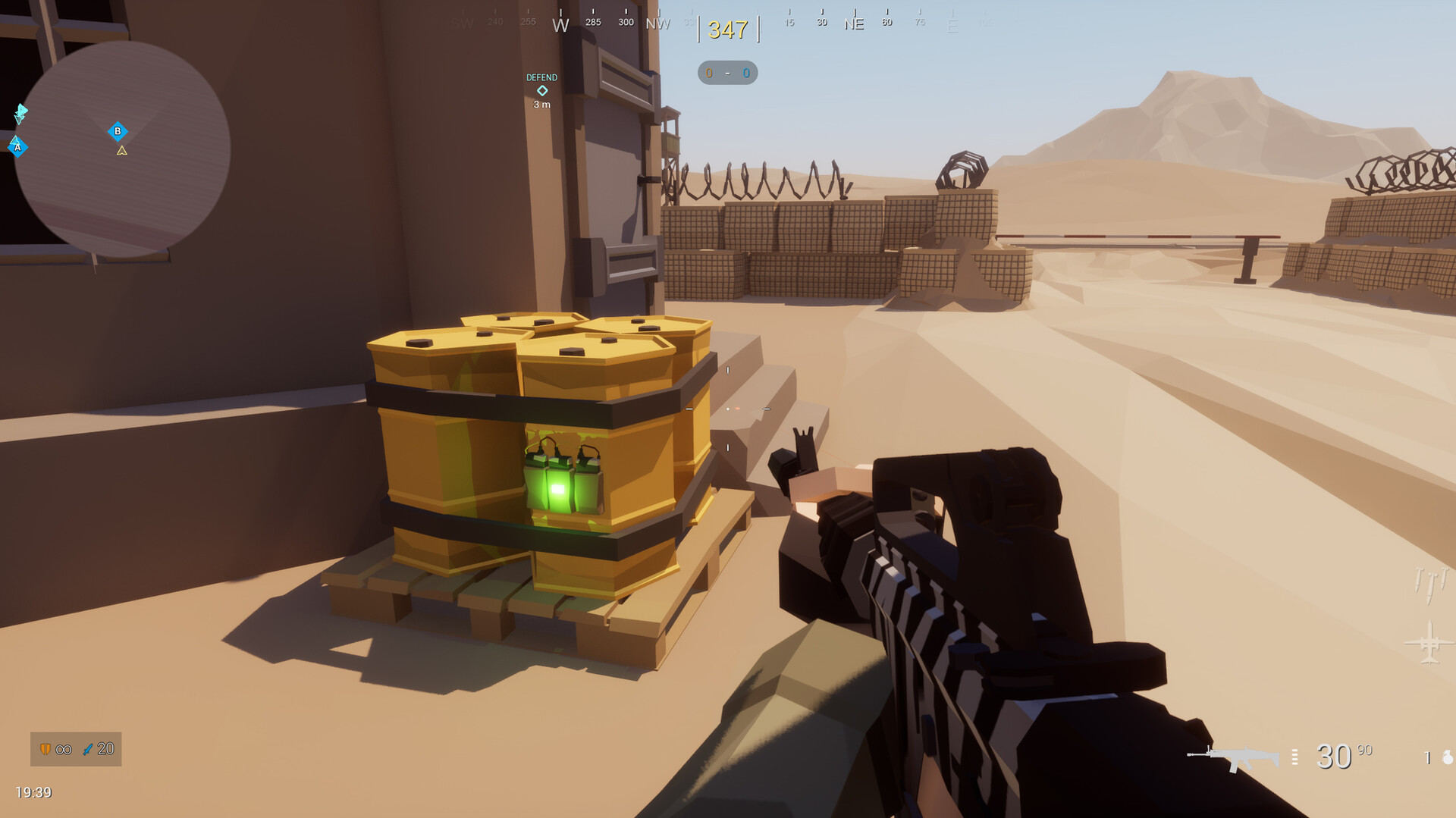 Delta Poly: Block Ops screenshot 1