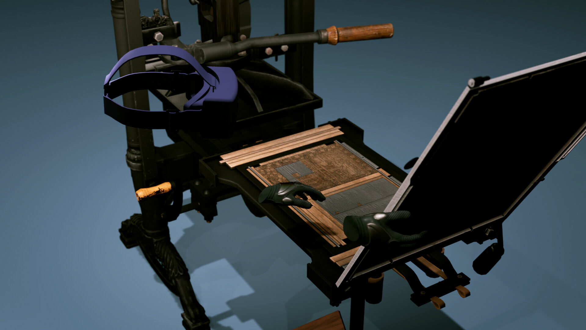 19th-century Printing Press Experience VR screenshot 4