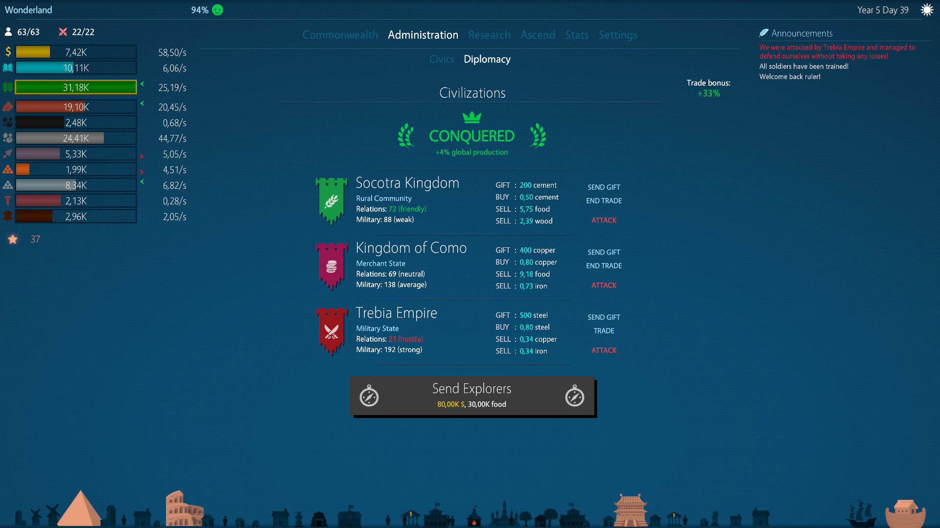 Idle Commonwealth screenshot 4