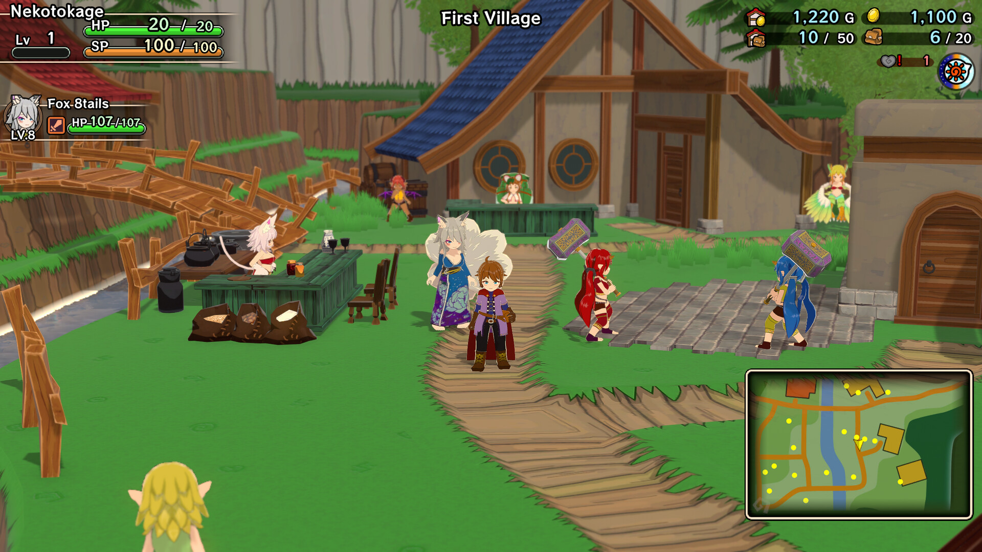 Monster Girls and the Mysterious Adventure Remastered Edition screenshot 1