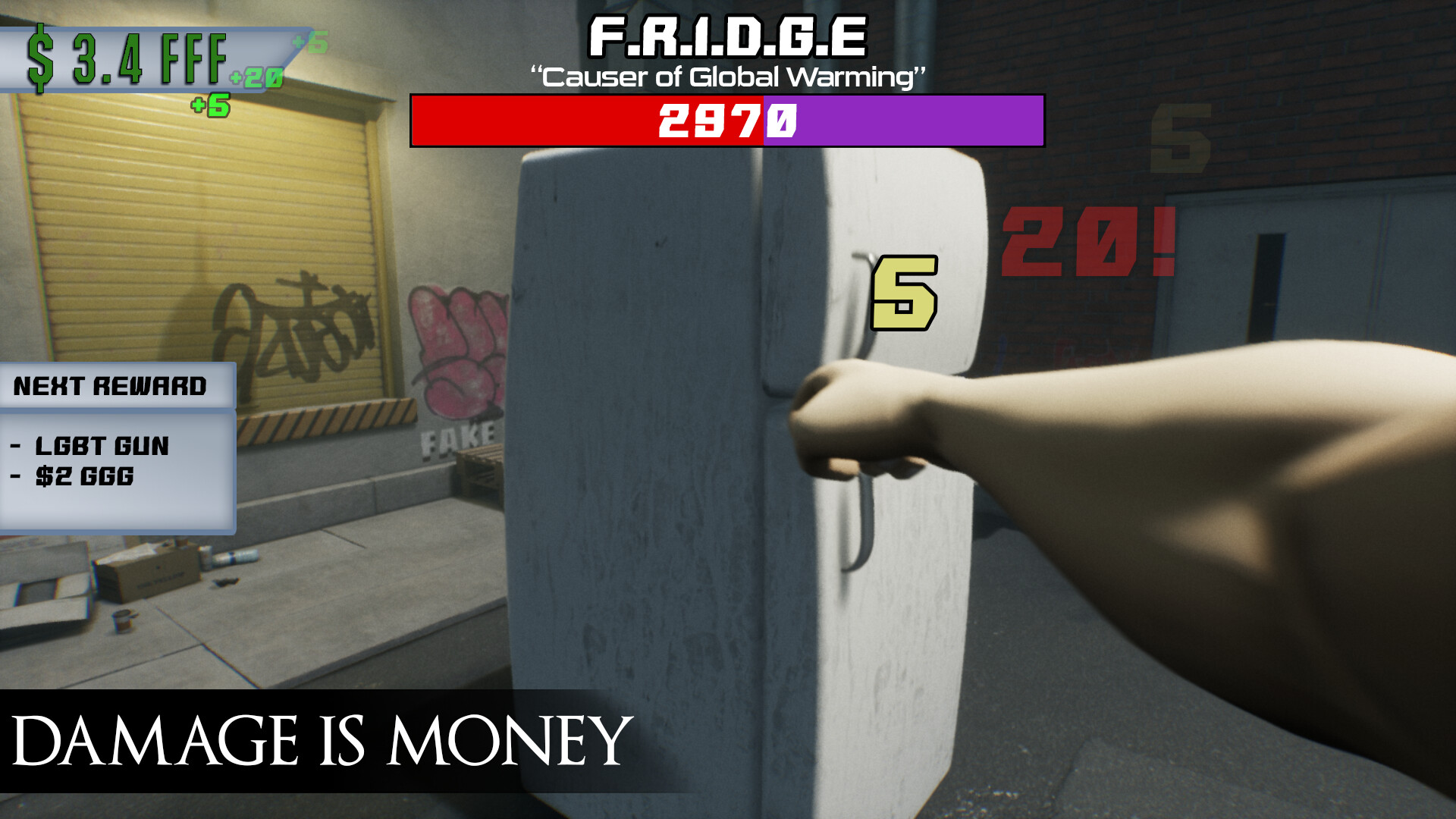 KILL.THE.FRIDGE - Shoot, Upgrade, Repeat screenshot 2