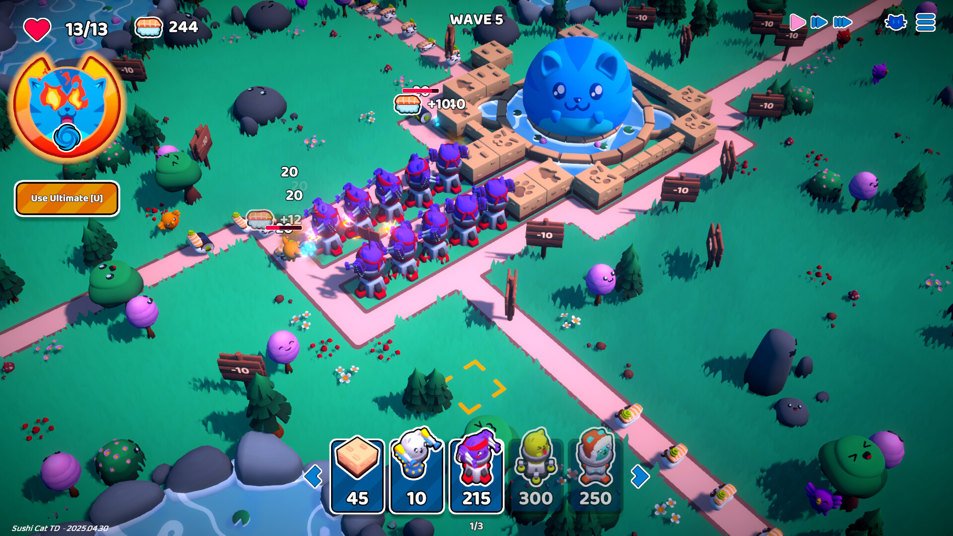 Sushi Cat - Tower Defense screenshot 9