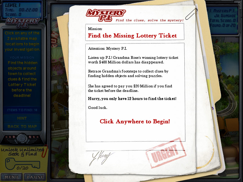 Mystery P.I.™ - The Lottery Ticket screenshot 3
