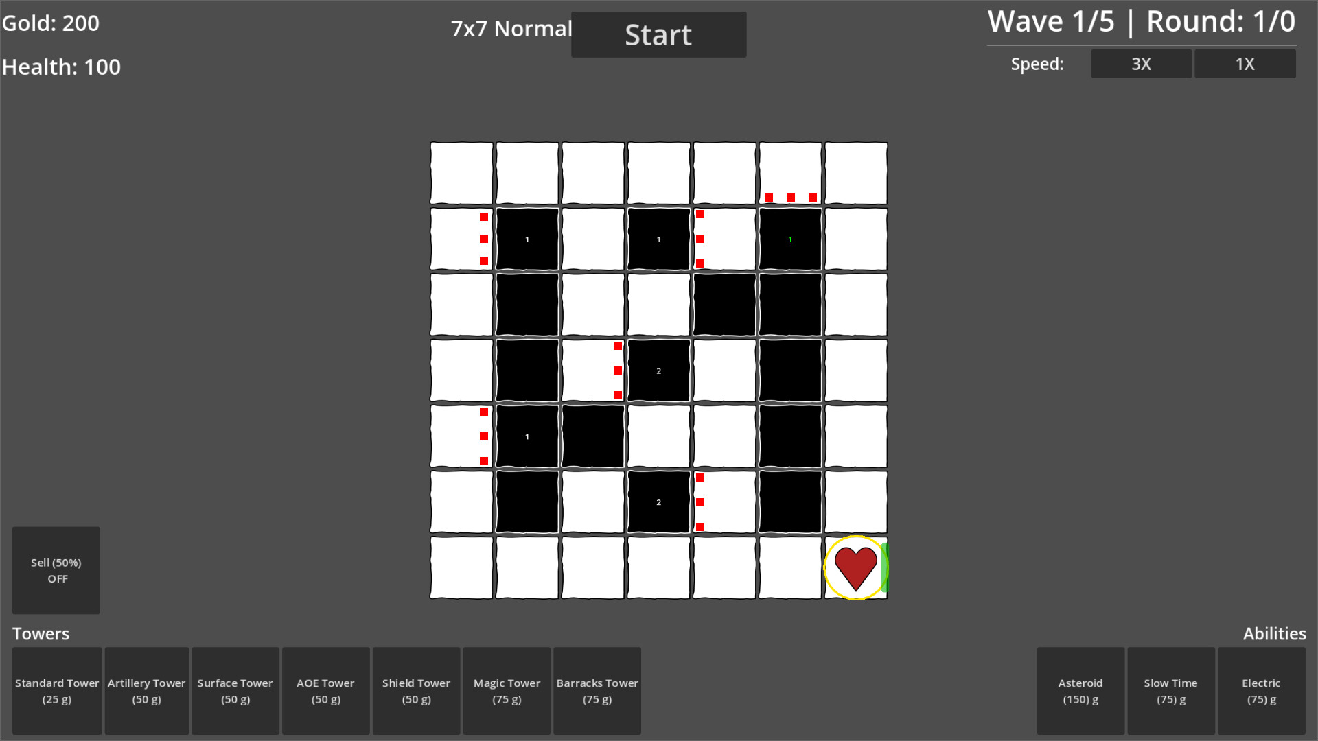 Grid Battles screenshot 1