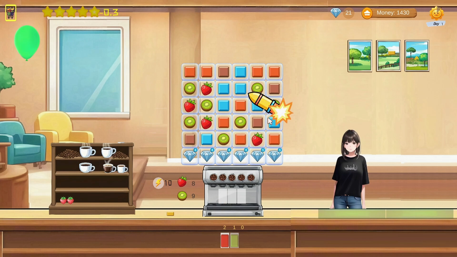 Match-3 Juice Bar screenshot 2