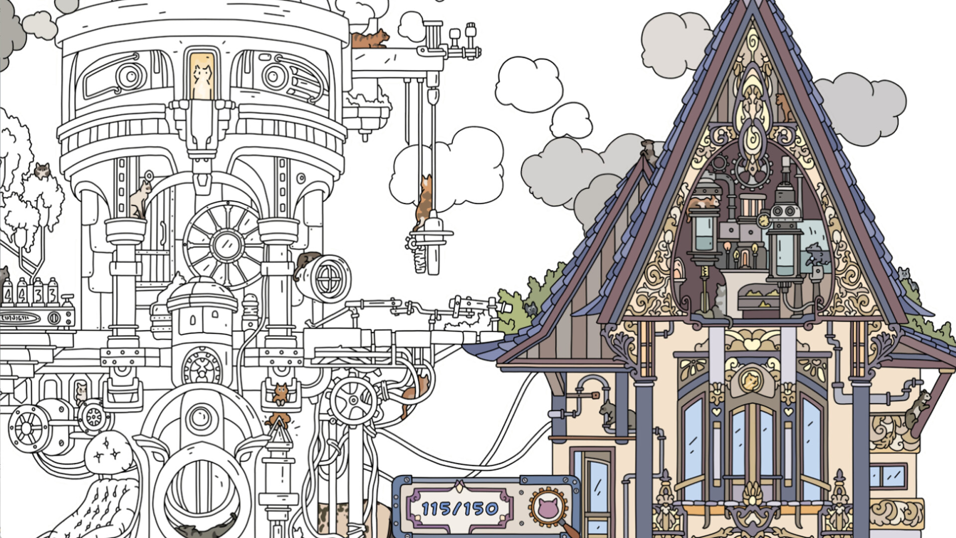 FIND KITTENS 3: Steampunk screenshot 5