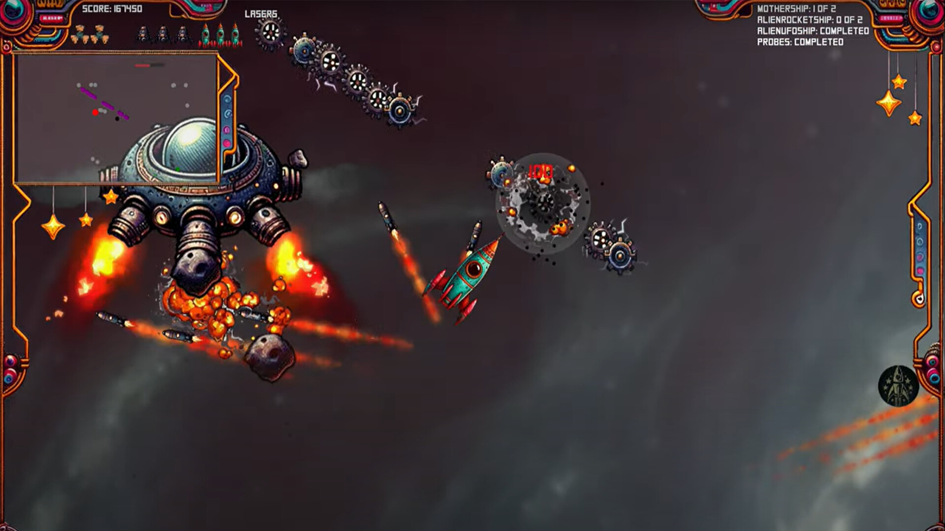 Asteroids and Aliens screenshot 1