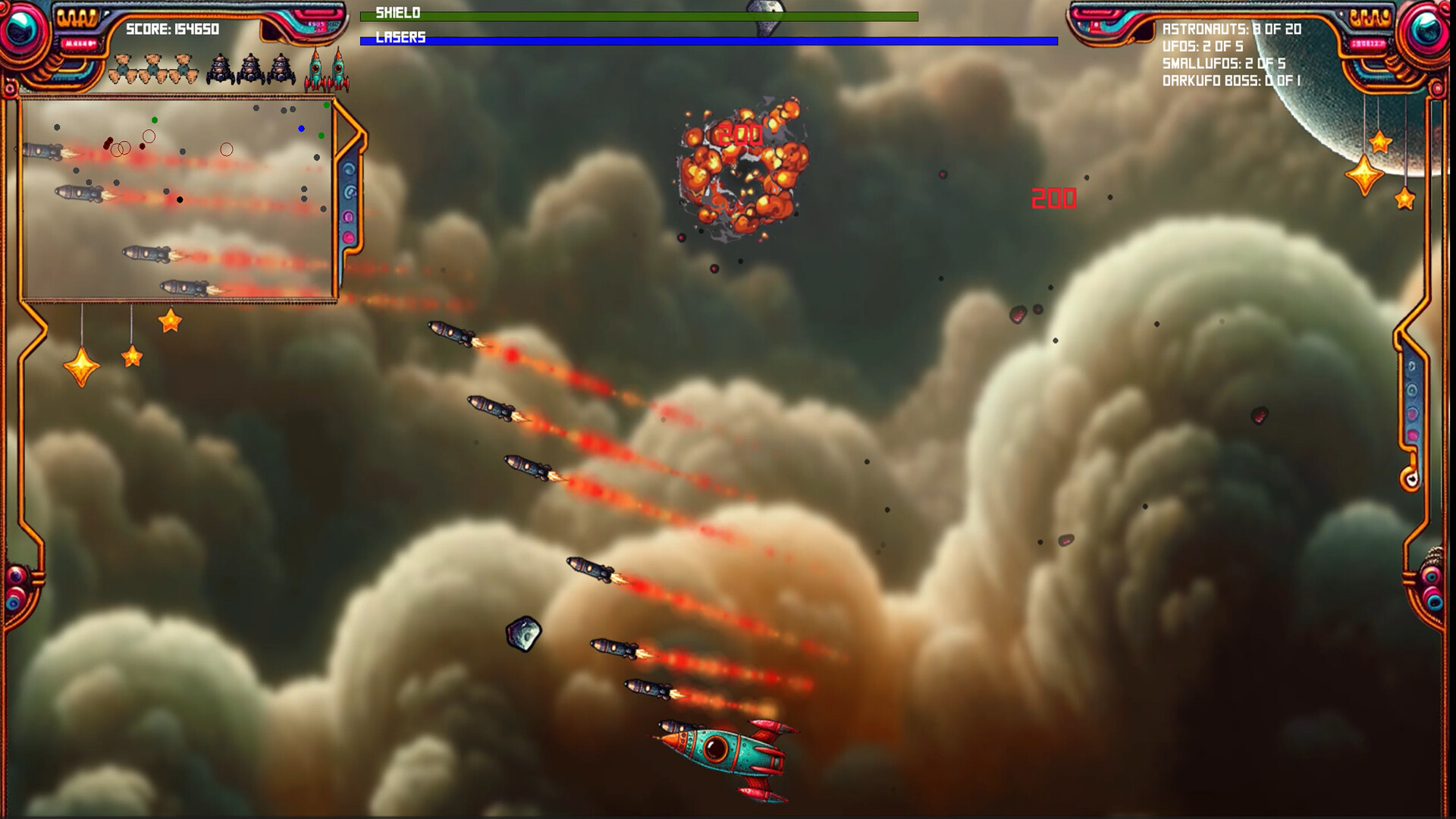 Asteroids and Aliens screenshot 4