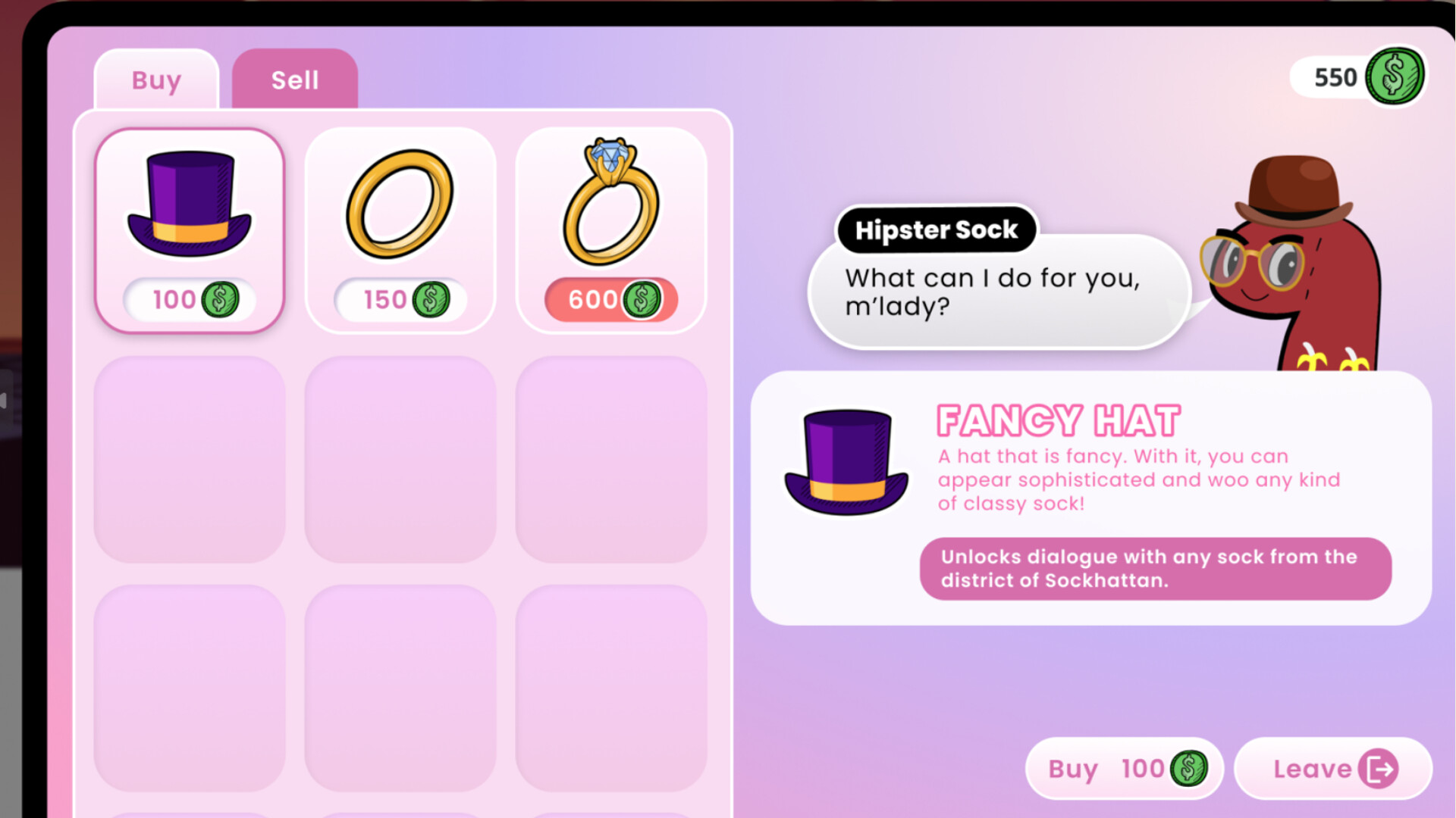 Sock Dating Simulator screenshot 6