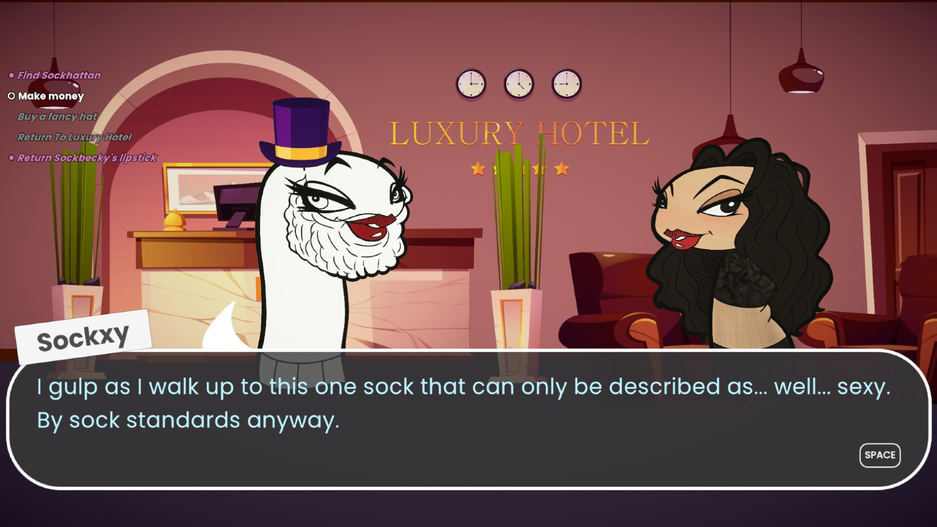 Sock Dating Simulator screenshot 4