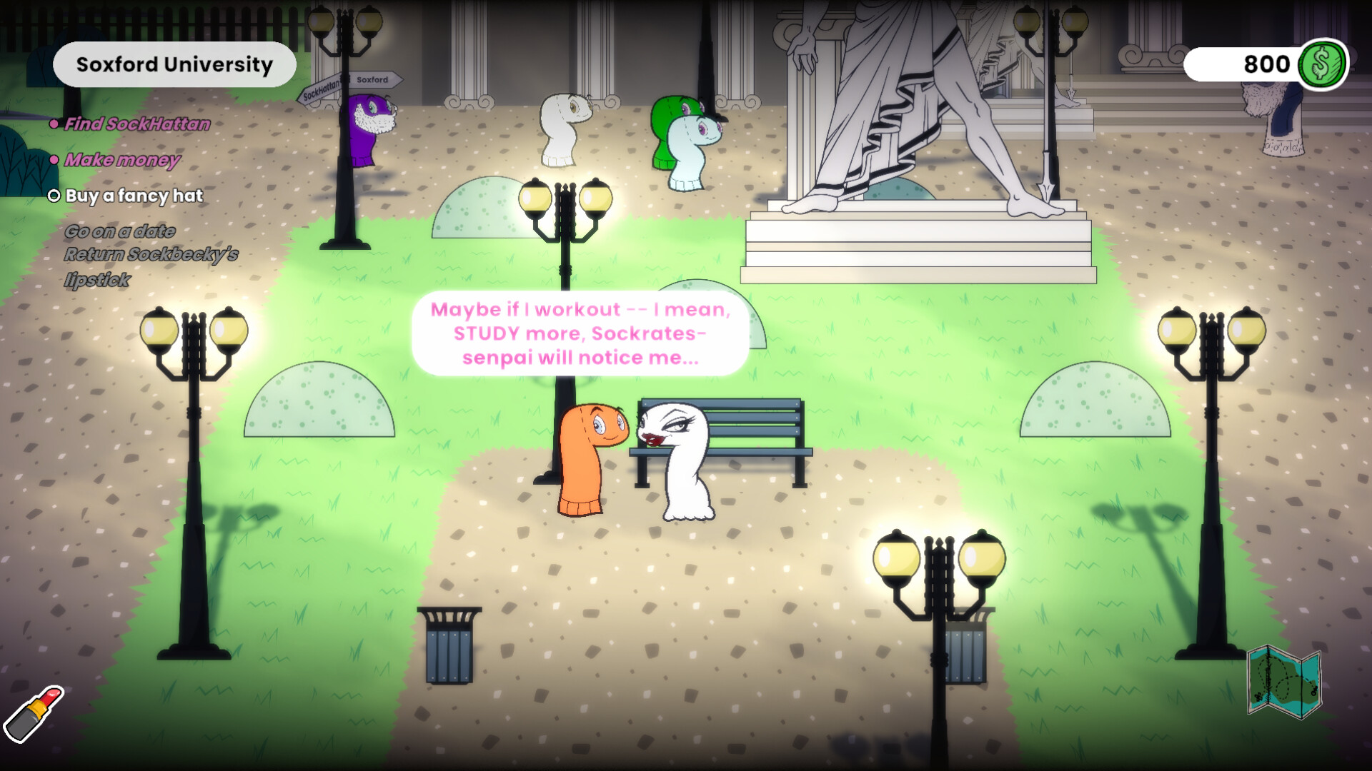 Sock Dating Simulator screenshot 3