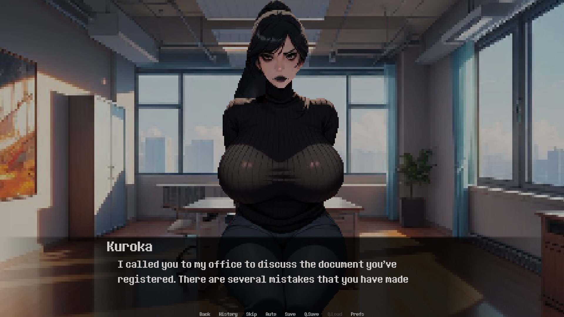 Yandere Goth Boss: Valentine's Day screenshot 1