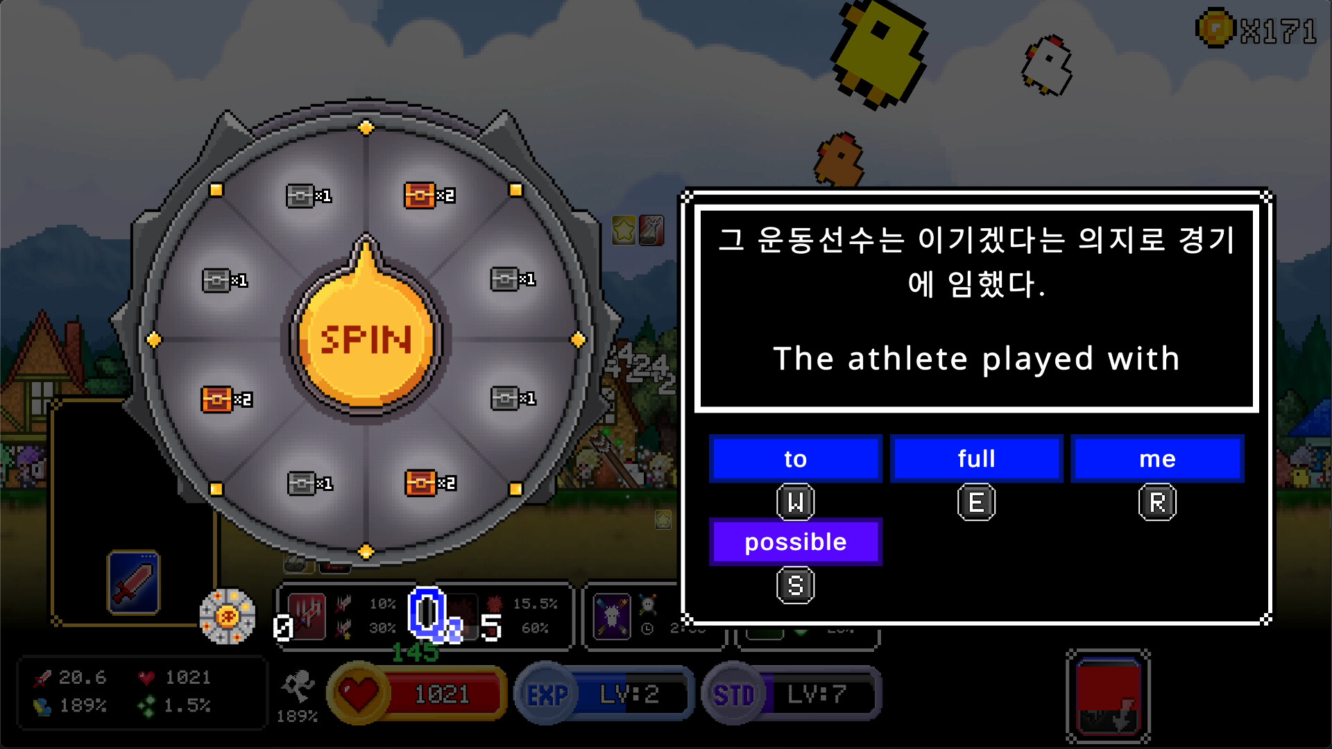 Hero Hellspawn - Roguelite English Learning Game screenshot 5