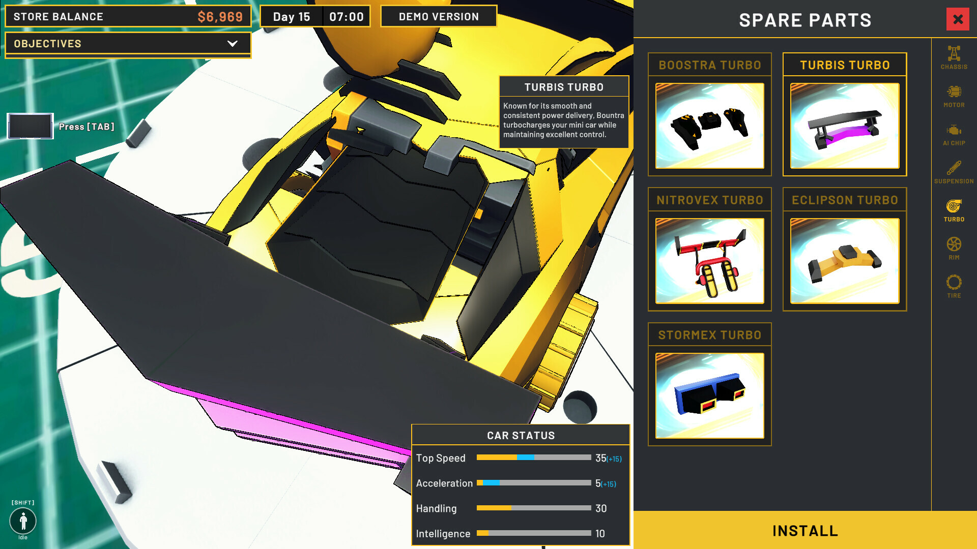 Mini Racer Car Shop Simulator - Prologue screenshot 5
