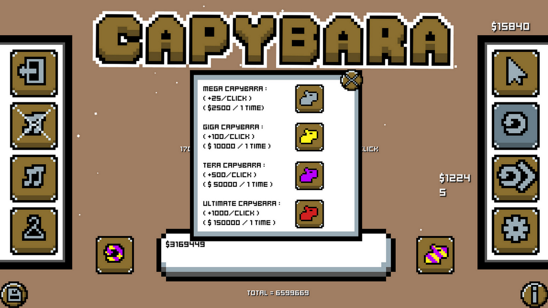 Capybara Achievement Clicker screenshot 8
