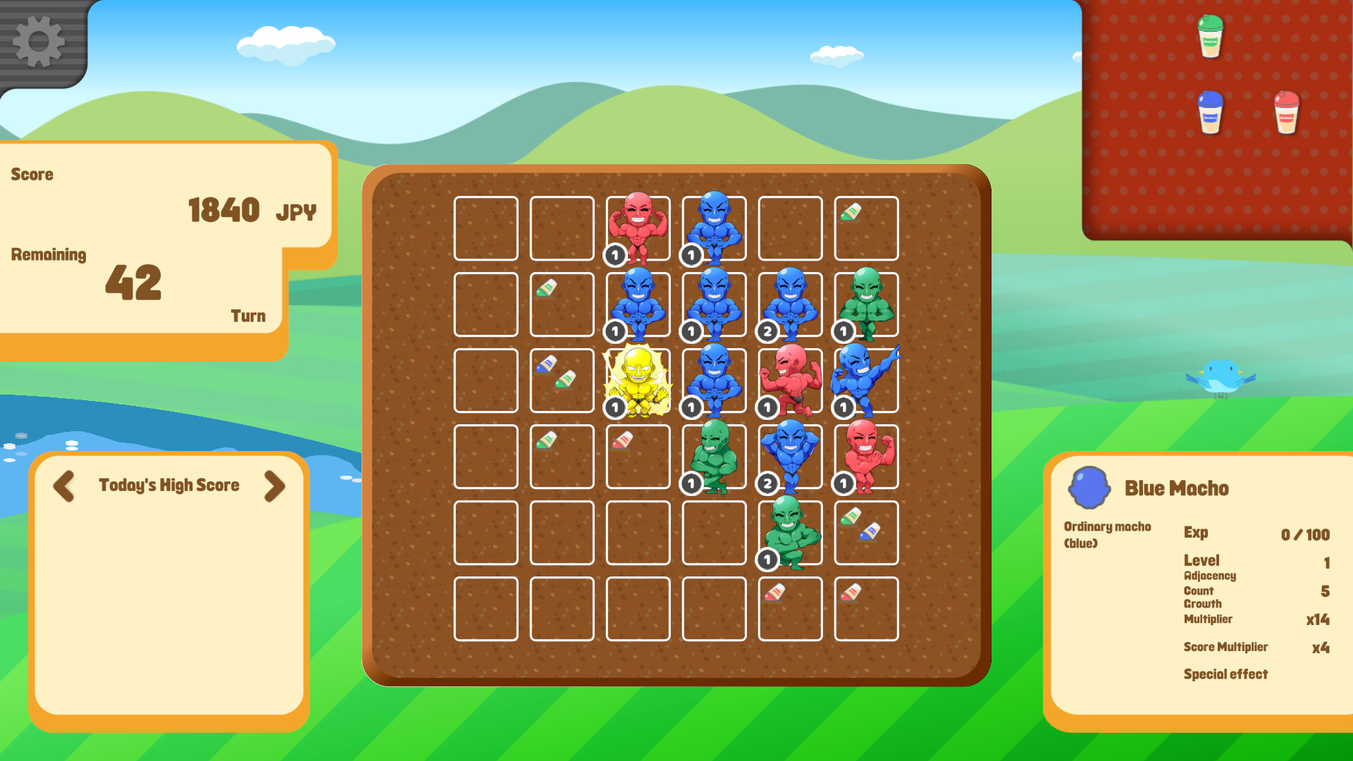 Macho Harvest ~ Muscular Harvest Puzzle ~ screenshot 3