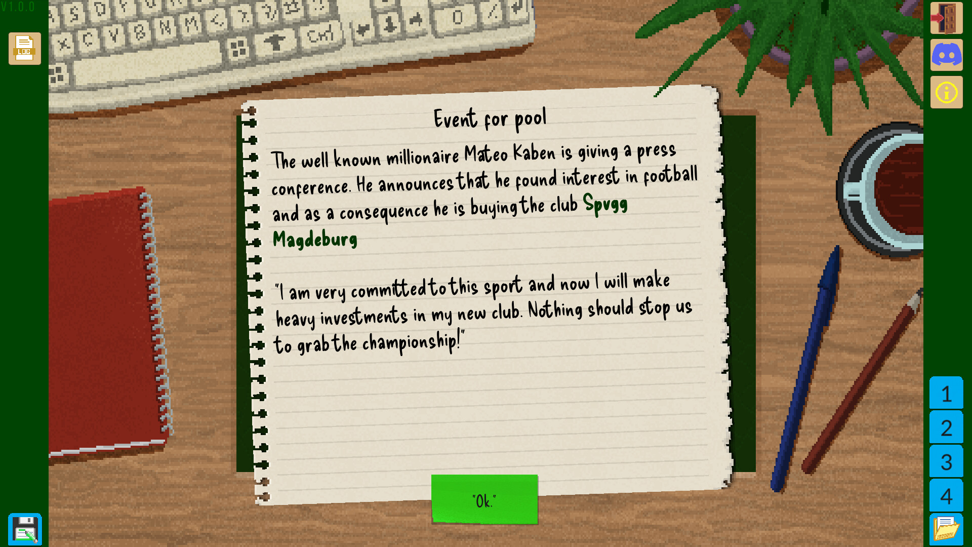 Boeckham's Football Manager screenshot 4