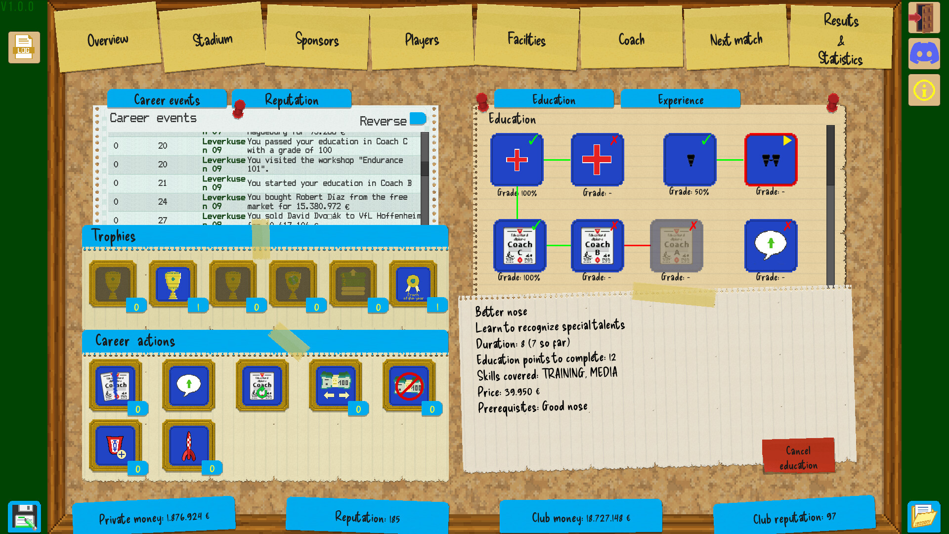Boeckham's Football Manager screenshot 13