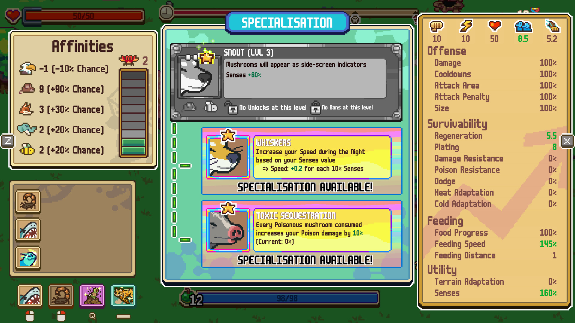 Everything is Crab: The Animal Evolution Roguelite screenshot 10