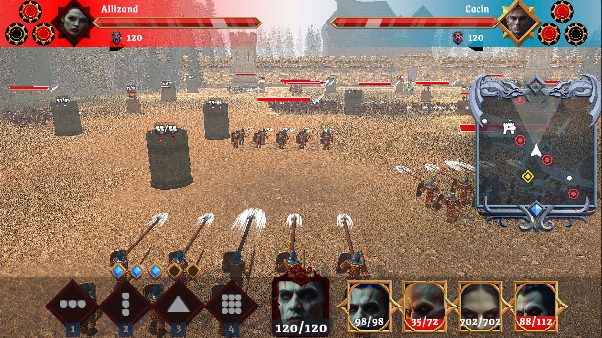 Blood Curse Legions screenshot 1