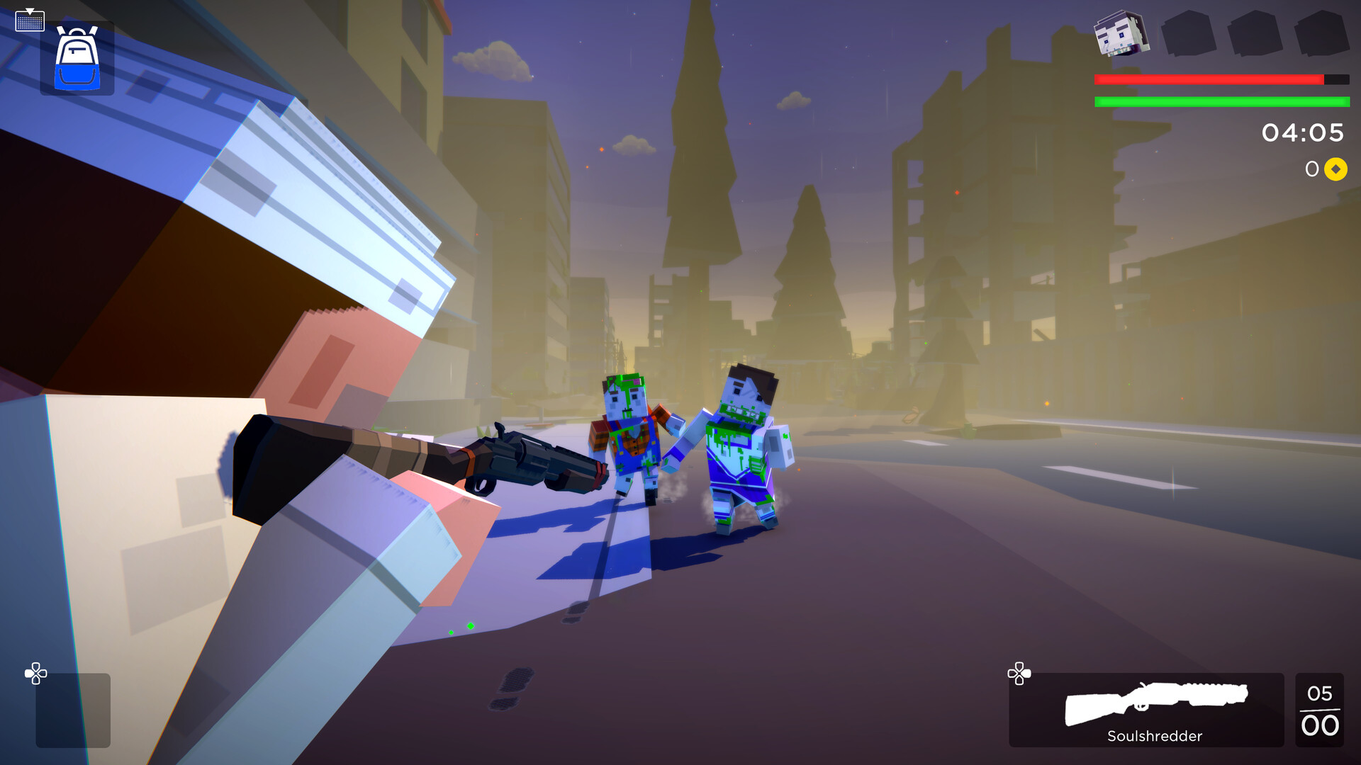 Zombie Blocks: Pixel Shooter Gun screenshot 3