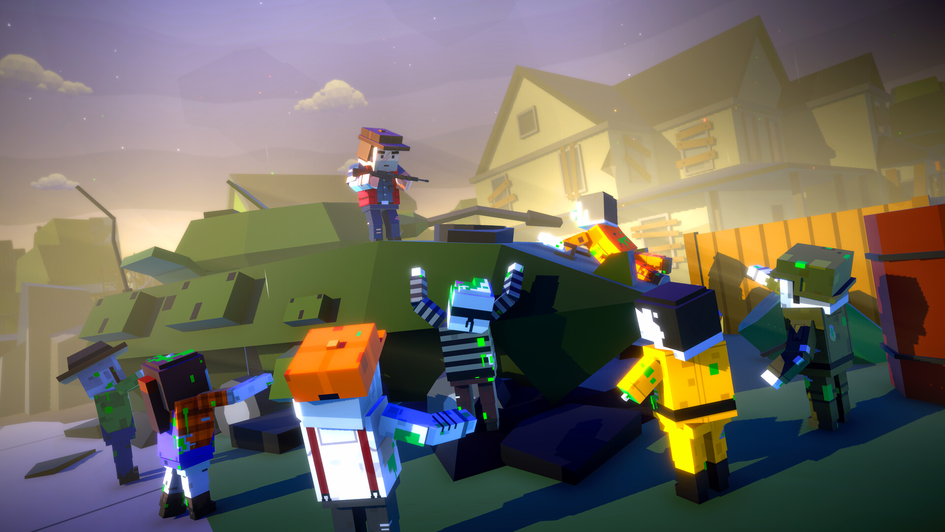 Zombie Blocks: Pixel Shooter Gun screenshot 4