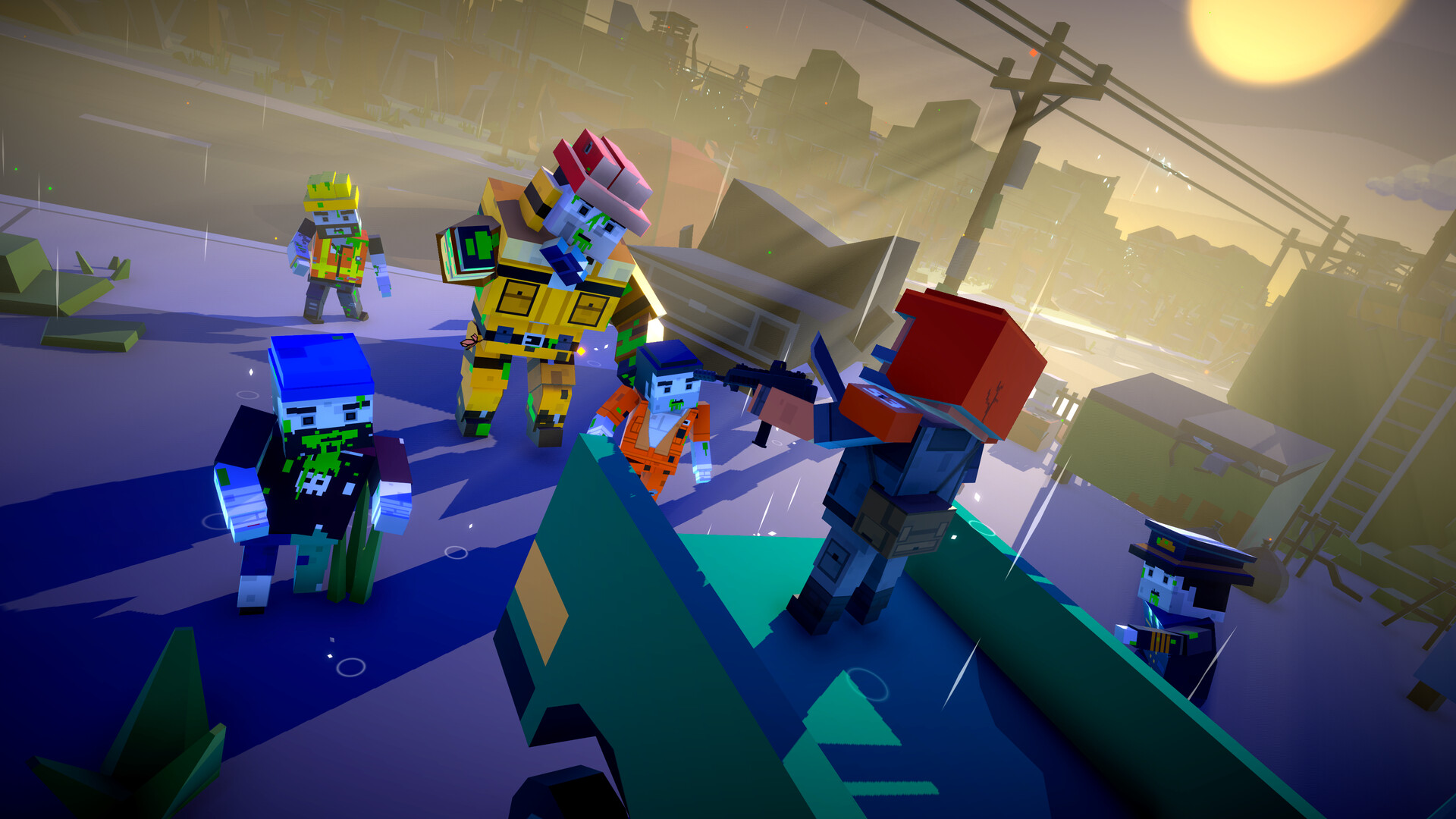 Zombie Blocks: Pixel Shooter Gun screenshot 2