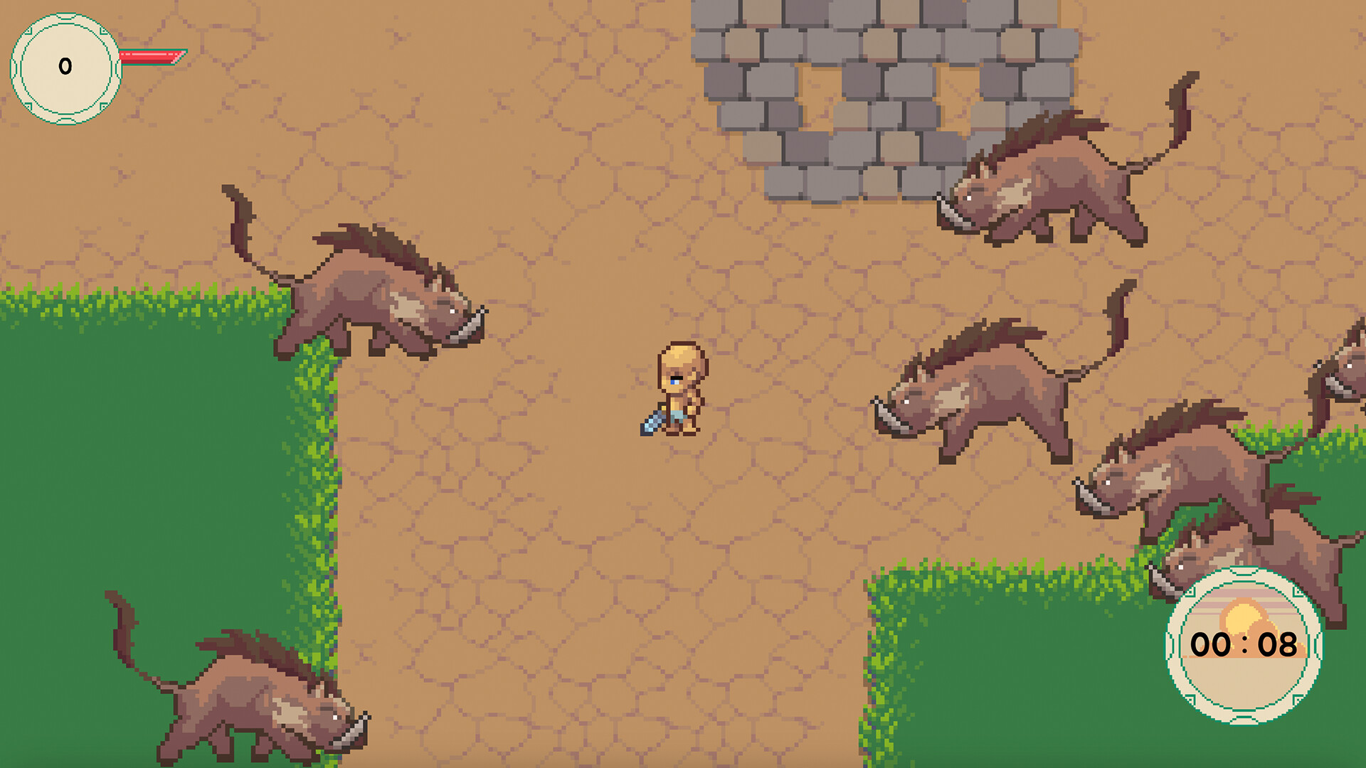 Wild boar survival screenshot 1