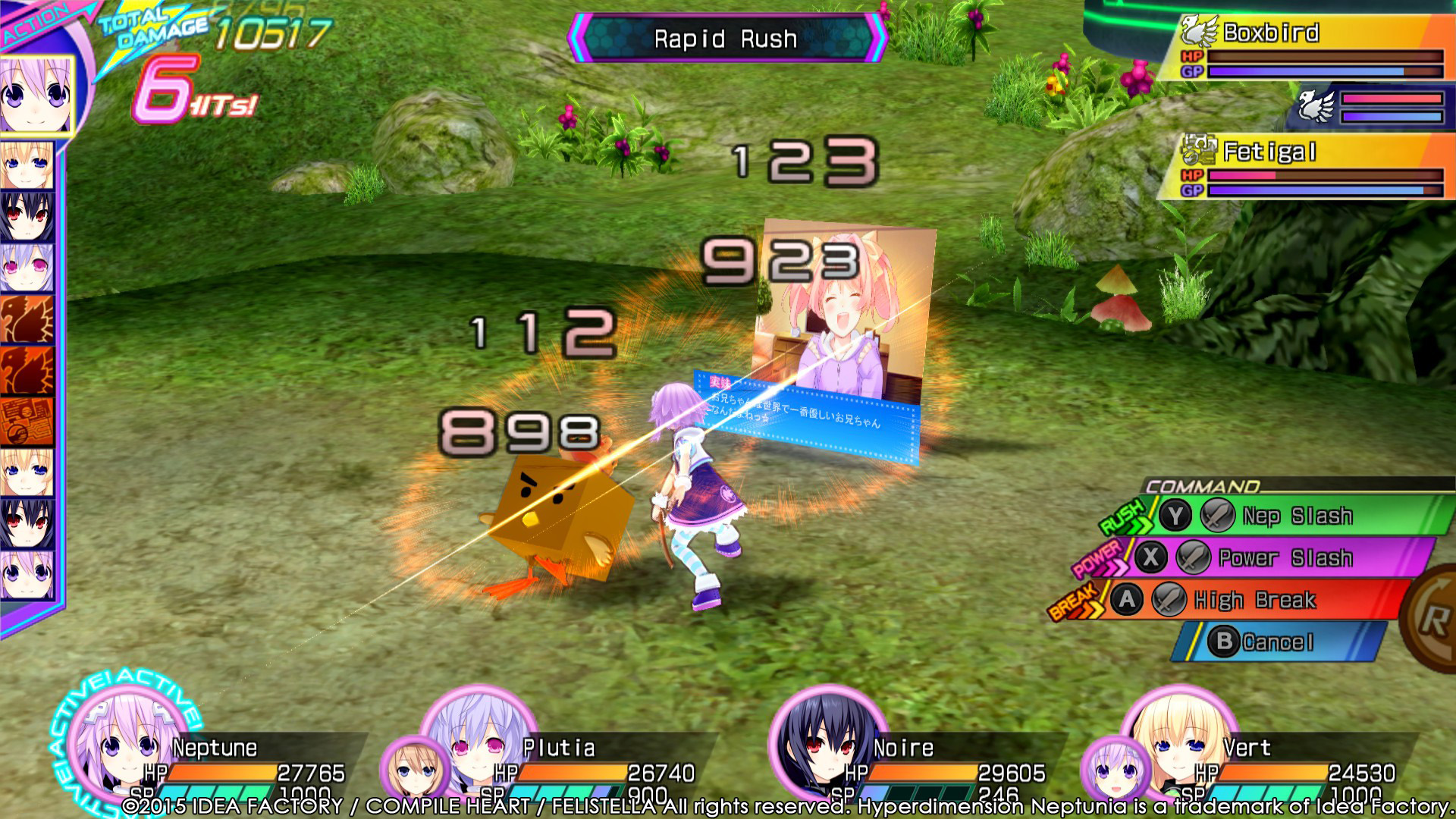 Hyperdimension Neptunia Re;Birth3 V Generation screenshot 3
